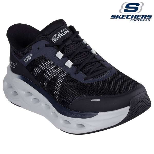 ◆◆ <スケッチャーズ> SKECHERS スリップインズ:マックスクッショニング グライドステップ - アバディーン 220422 (BKGY) スニーカー