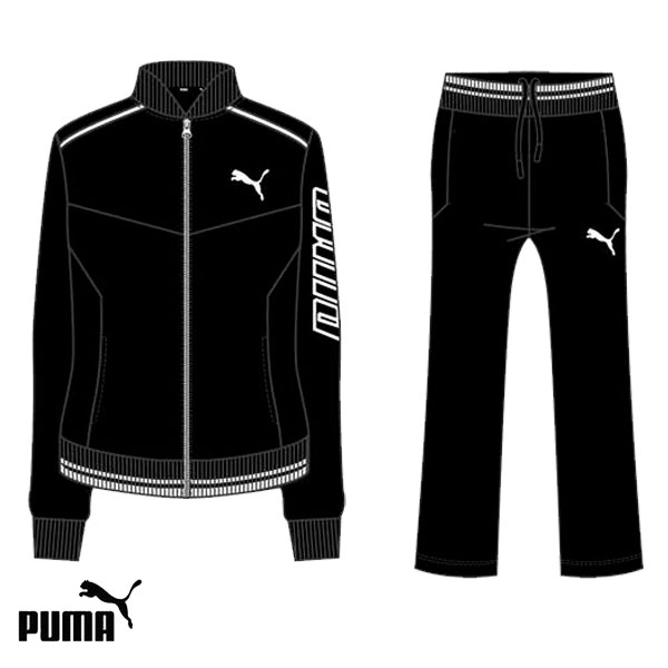 即納可★【PUMA】プーマ ガールズ トレーニングジャージ セットアップ ジュニア 上下セット 517877 517878