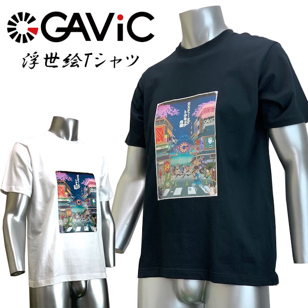 メール便発送 即納可 GAVIC ガビック 浮世絵Tシャツ サッカー フットサル 半袖Tシャツ GA4484