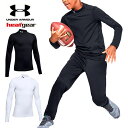 メール便発送 即納可★ 【UNDER ARMOUR】アンダーアーマー UAコールドギアアーマー モック ジュニア 1343269