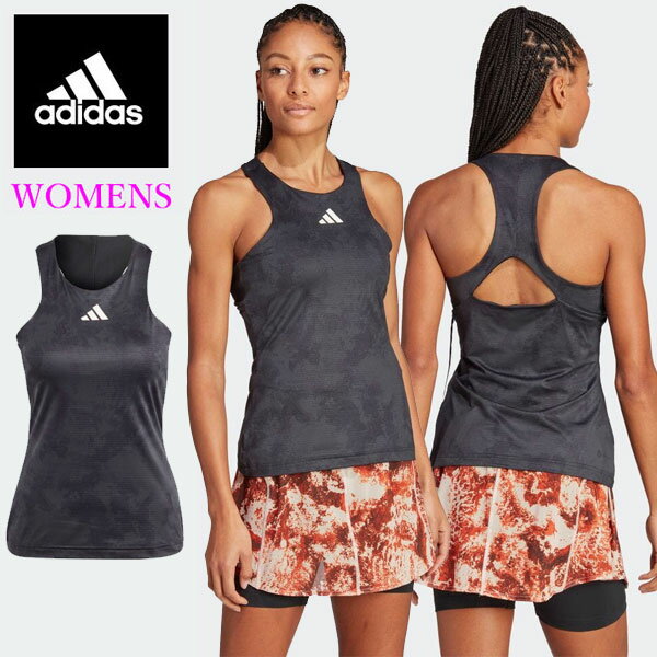 メール便発送 即納可☆【adidas】アディダス テニス パリ HEAT. RDY Yバック タンクトップ レディース MKI87