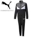 即納可☆【PUMA】プーマ 超特価 ジュニア COLORBLOCK POLY SUIT CL ジャージ セットアップ 上下セット 子供用 846531