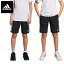 送料無料 メール便発送 即納可☆【adidas】アディダス エッセンシャルズ 3ストライプ ウーブンショーツ ジュニア サッカー プラパン KGO51