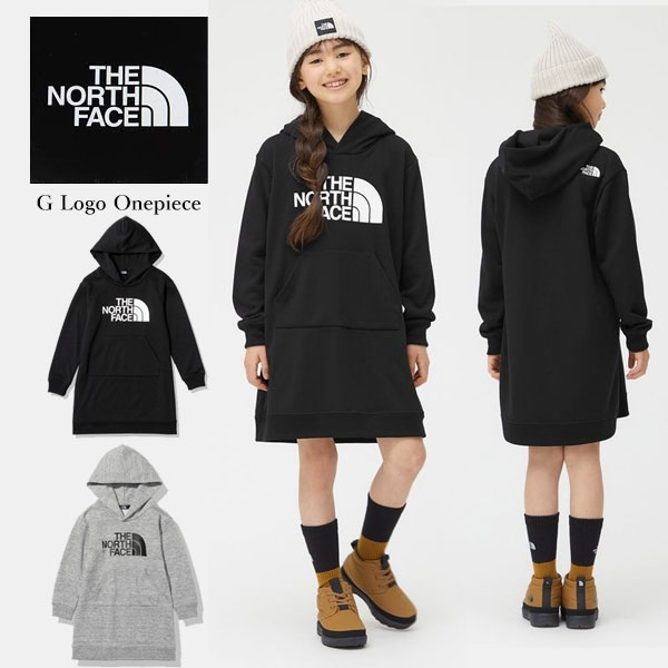 ザ・ノース・フェイス 即納可★【THE NORTH FACE】ノースフェイス ガールズロゴワンピース（キッズ/ガールズ） NTG62110