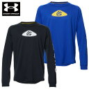メール便発送 即納可★【UNDER ARMOUR】アンダーアーマー カリー テック ロゴ ロングスリーブTシャツ キッズ バスケット 1381788