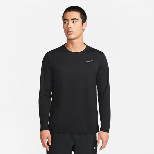 送料無料 メール便発送 即納可★ 【NIKE】ナイキ マイラー メンズ Dri-FIT UV ロングスリーブ ランニングトップ FB7071 010