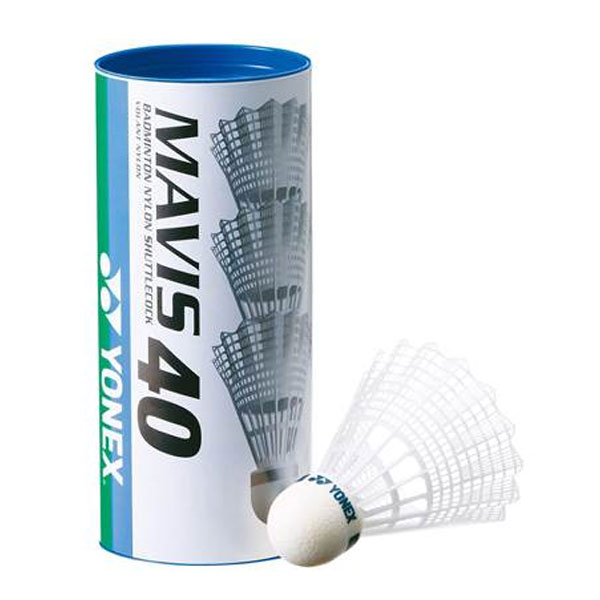 送料無料 定形外発送 即納可☆【YONEX】ヨネックス メイビス40P（3個入り）M40BP バドミントンシャトルコック