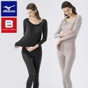 メール便発送 即納可☆【MIZUNO】ミズノ ブレスサーモアンダーウエア 薄手 レディース シャツ&タイツ 上下セット C2JAA811 C2JBA812