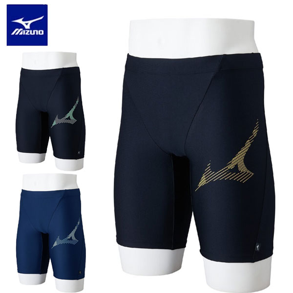 メール便発送 即納可★【MIZUNO】ミズノ アクアフィットネス用ハーフスパッツ メンズ N2JBC104