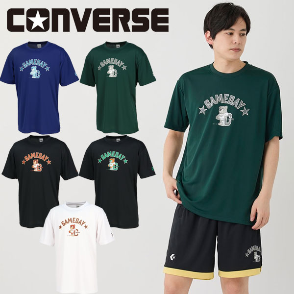 メール便発送 即納可☆【CONVERSE】コンバース バスケットボール メンズ プリントTシャツ CB251359
