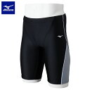 メール便発送 即納可★【MIZUNO】ミズノ アクアフィットネス用ハーフスパッツ メンズ N2JBC101 90