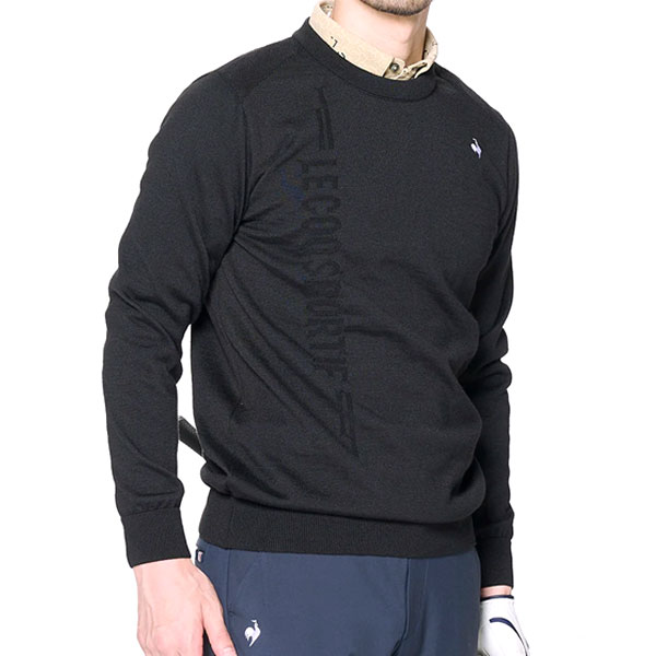 即納可☆【le coq sportif】ルコック 地柄セーター メンズ ゴルフ LG4FST01M