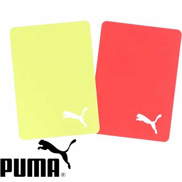 メール便発送 即納可★【PUMA】プーマ レフェリー用 レッド・イエローカード 053027