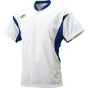 ◆◆メール便発送 <エスエスケイ> SSK ベースボールTシャツ BT2280 (1063:ホワイト×Dブルー) (野球・ソフトボール)(4)