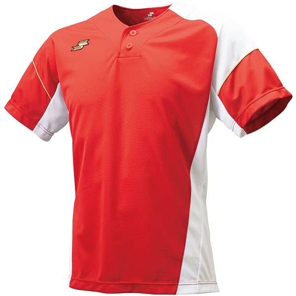 ◆◆メール便発送 【特価】 ＜エスエスケイ＞ SSK ベースボールTシャツ BT2290 (2010：レッド×ホワイト) ..