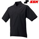 ◆◆ <エスエスケイ> SSK 半袖ハーフZIPボンディングジャケット BWP2003H (90)