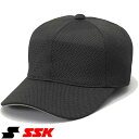 ◆◆定形外発送 <エスエスケイ> SSK ジュニア・角ツバ6方型オールメッシュベースボールキャップ BC073J (90)
