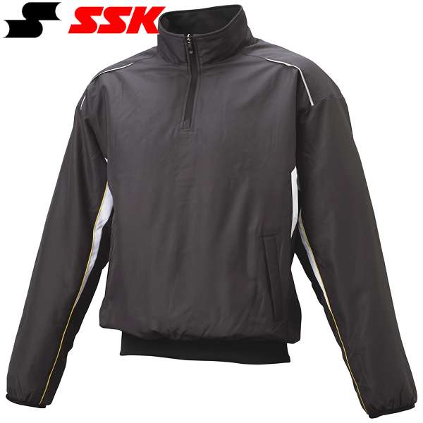 ◆◆ ＜エスエスケイ＞ SSK 蓄熱ハーフZIP長袖中綿プレジャン BWP2400 (9010)
