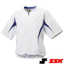 ◆◆ <エスエスケイ> SSK ハーフZIP半袖裏メッシュプレジャン BWP2411H (1063)