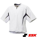 ◆◆ <エスエスケイ> SSK ハーフZIP半袖裏メッシュプレジャン BWP2411H (1070)