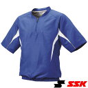 ◆◆ <エスエスケイ> SSK ハーフZIP半袖裏メッシュプレジャン BWP2411H (6310)