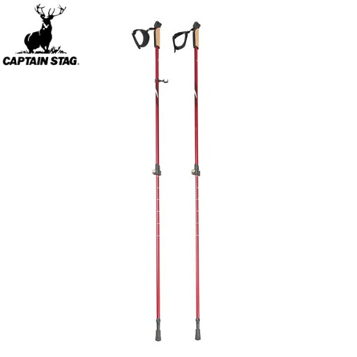◆◆ <キャプテン スタッグ> CAPTAIN STAG FEEL BOSCO トレッキングポール 2本組み CSIー004 R UM-2303 ◆◆ <キャプテン スタッグ> CAPTAIN STAG FEEL BOSCO トレッキングポール 2本組み CSIー004 R UM-2303