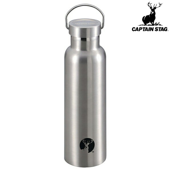 ◆◆ ＜キャプテン スタッグ＞ CAPTAIN STAG HDボトル600（シルバー） UE-3365