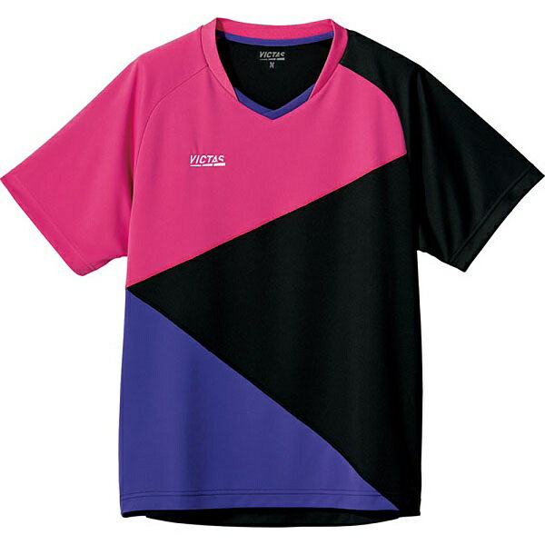 ◆◆メール便発送 ＜ヴィクタス＞ VICTAS COLOR BLOCK GS 612103 (7110)ホットピンク×ヴァイオレット 卓球