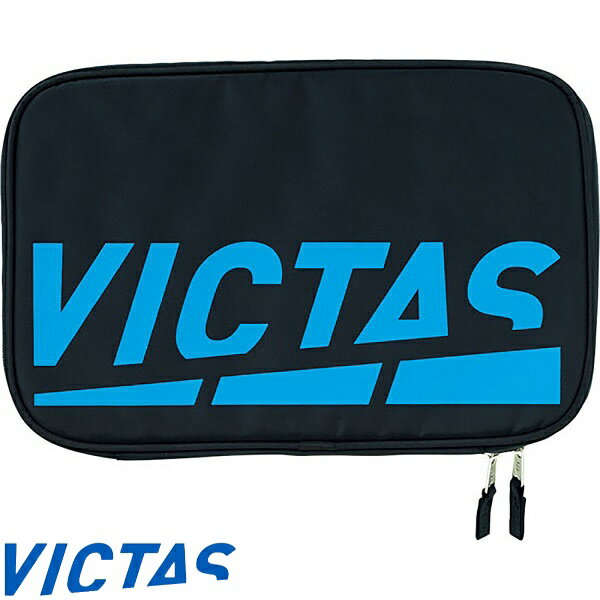 ◆◆定形外発送 ＜ヴィクタス＞ VICTAS プレイ ロゴ ラケット ケース 672101 (5100)ターコイズ 卓球