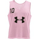 ◆◆ <アンダーアーマー> UNDER ARMOUR チーム ナンバー ビブス (10枚セット) 1295510 (PNK/BLK(650))