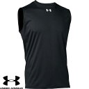 ◆◆メール便発送 <アンダーアーマー> UNDER ARMOUR チーム スリーブレス シャツ 1375589 (BLACK/(001))(4)