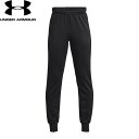 ◆◆ ＜アンダーアーマー＞ UNDER ARMOUR UAアーマーフリース ジョガーパンツ(トレーニング/BOYS) 1373543 (BLK/BLK(001))