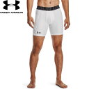 ◆◆メール便発送 <アンダーアーマー> UNDER ARMOUR UAヒートギアアーマー ショーツ(トレーニング/MEN) 1361596 (WHITE/BLACK(100))(4)