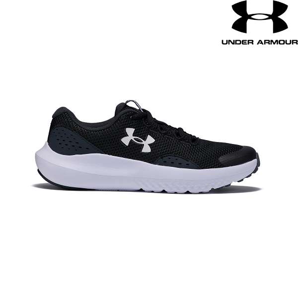 ＜アンダーアーマー＞ UNDER ARMOUR UAサージ4 ランニング/KIDS 3027103 BLK/ANC/WHT 001 