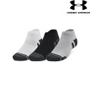 ◆◆メール便発送 <アンダーアーマー> UNDER ARMOUR UAパフォーマンステック ローカット ソックス (3足セット)(トレーニング/UNISEX) 1379504 (MGA/WHT/JGY(011))(4)