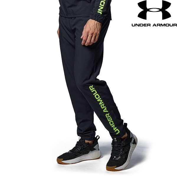 ◆◆ ＜アンダーアーマー＞ UNDER ARMOUR UAフレッシュウーブン パンツ(トレーニング/MEN) 1384816 (BLK/HSY(002))