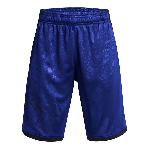 ◆◆送料無料 メール便発送 ＜アンダーアーマー＞ UNDER ARMOUR UAスタント3.0 エンボス ショーツ(トレーニング/KIDS) 1383338 (Royal/Black(400))