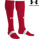 ◆◆メール便発送 <アンダーアーマー> UNDER ARMOUR UNDER ARMOUR カスタム ソックス(サッカー/メンズ) 1296521 (RED/WHT(600))