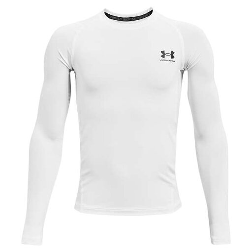 ◆◆メール便発送 <アンダーアーマー> UNDER ARMOUR UAヒートギアアーマー ロングスリーブ シャツ(トレーニング/KIDS) 1361731 (White/Black(100)) ◆◆メール便発送 <アンダーアーマー> UNDER ARMOUR UAヒートギアアーマー ロングスリーブ シャツ(トレーニング/KIDS) 1361731 (White/Black(100))