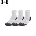◆◆メール便発送 <アンダーアーマー> UNDER ARMOUR UAパフォーマンステック クオーター ソックス (3足セット)(トレーニング/UNISEX) ...