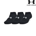 ◆◆メール便発送 <アンダーアーマー> UNDER ARMOUR UAトレーニング コットン ノーショー ソックス (3足セット)(トレーニング/UNISEX)...