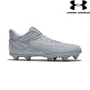◆◆ <アンダーアーマー> UNDER ARMOUR UAヤード マイクロティップス TPU 3.0(ベースボール/MEN) 3027449 (BaseballGray/BaseballGray/White(104))(4)