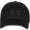 ◆◆ <アンダーアーマー> UNDER ARMOUR UA STEALTH FORM UNCRUSHABLE CAP(マルチスポーツ/ユニセックス) 6000413 (Black/Black(001))