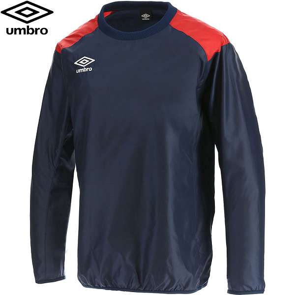 ◆◆○ ＜アンブロ＞ UMBRO TMジュニア用ウインドアップピステトップ (NVRD) UBA4040J-NVRD