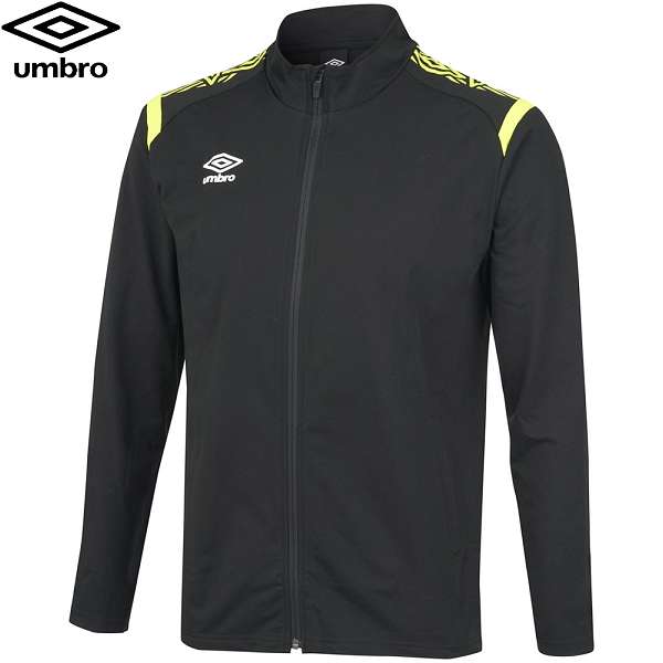 ◆◆○ ＜アンブロ＞ UMBRO ジュニア ウォームアップジャケット サッカー (BKYL) UAS2350J-BKYL