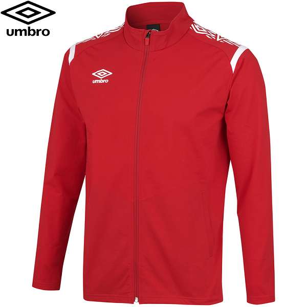 ◆◆○ ＜アンブロ＞ UMBRO ジュニア ウォームアップジャケット サッカー (MRED) UAS2350J-MRED