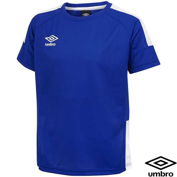 ◆◆○送料無料 メール便発送 ＜アンブロ＞ UMBRO サッカー ジュニア ゲームシャツ（切替） (BLU：ブルー) UAS6302J-BLU