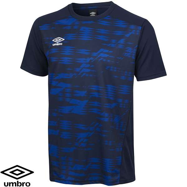 ◆◆○メール便発送 <アンブロ> UMBRO サッカー ゲームシャツ(グラフィック) (NVY:ネイビー) UAS6310-NVY