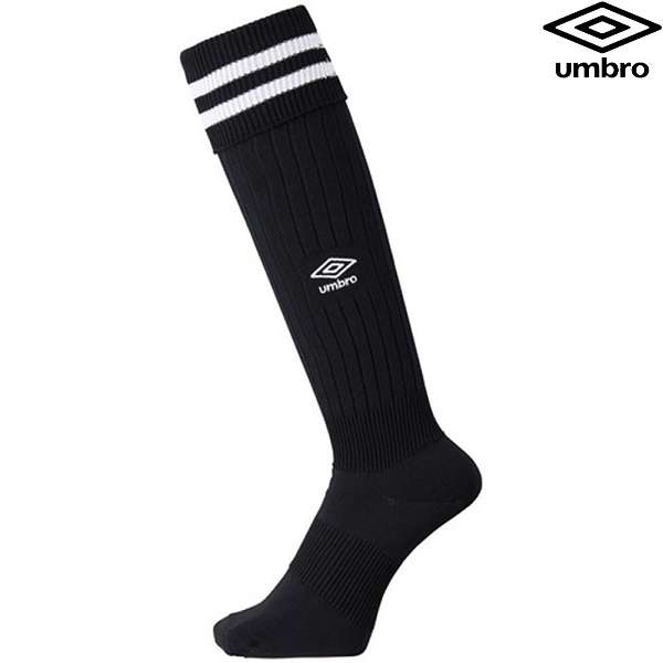 ◆◆○メール便発送 <アンブロ> UMBRO サッカー ラインストッキング (BLK:ブラック) UAS8310-BLK