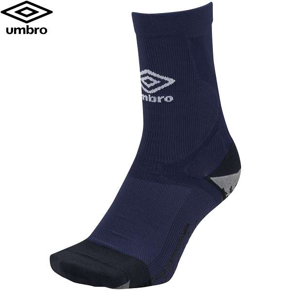 ◆◆○メール便発送 <アンブロ> UMBRO サッカー グリップミドルソックス (NVY:ネイビー) UAS8333-NVY